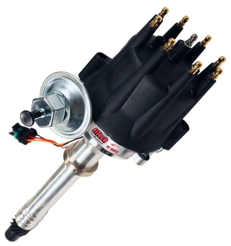 FiTech 99015 Go Spark Distributor, Chevy V8 w/Vacuum Advance, BBC/SBC