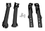 1963-66 Chevy & GMC Rear Bumper Bracket Set, Fleetside