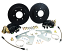 1963-70 Chevy C10 Black Out Disc Brake Conversion Kit, Rear 6-Lug