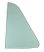 1951-55.1 Chevy & GMC Replacement Vent Window Glass, Green Tint