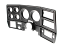 1978-80 Chevrolet / GMC Truck Dash Bezel, Black with Chrome Details