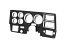 1981-83 Chevrolet / GMC Truck Dash Bezel, Black with Chrome Details