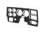 1984-87 Chevrolet / GMC Truck Dash Bezel, Black with Chrome Details